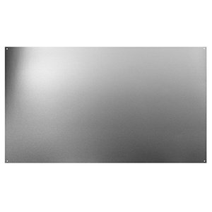 lot 55948 image: Broan-NuTone SP3604 Backsplash Range Hood Wall Shield for Kitchen, Stainless Steel, 24 x 36