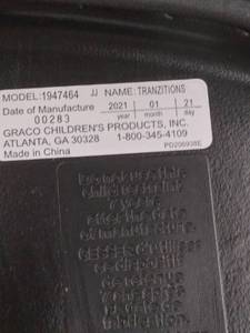 lot 65623 image: GRACO TRANZITIONS 3 IN1 HARNESS BOOSTER