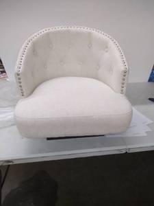 lot 65631 image: NOBLE HOUSE CHAIR WHITE UPHOLSTERY set of 2 chairs