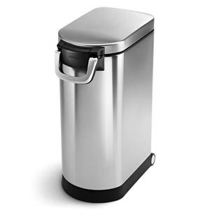 lot 65666 image: Simplehuman Extra Large Pet Food Can, Size One Size - Metallic