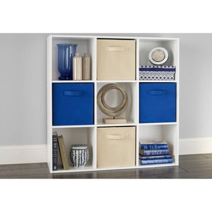 lot 65756 image: ClosetMaid 9-Cube Organizer. Minor Damage to Corners. No ScrewsHardware.