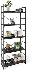 lot 65762 image: ODK Bookcase Shelf Storage Organizer. 5 Tier.