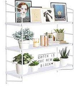 lot 55274 image: Boluo Wall Shelf 3 Tiers(610 White)