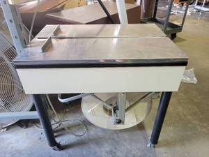 lot 29002 image: Strapack Semi Automatic Strapping Machine With Extra Strapping D-53