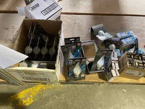 lot 29062 image: assorted LED flame tip bulbs