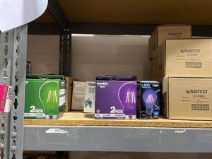 lot 29211 image: Assorted Color LED Bulbs
