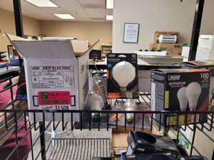 lot 31508 image: Lightbulbs and Exit Signs