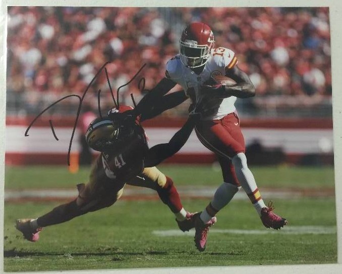 lot 1036 image: Signed 8x10 Photo DeAnthony Thomas Running Back Kansas City Chiefs