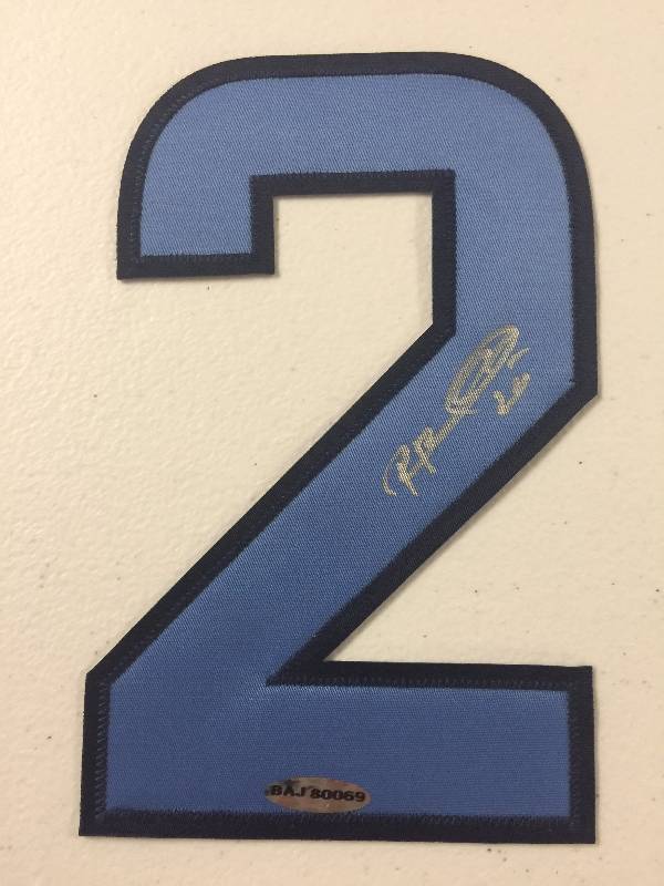 lot 1051 image: Signed #2 Raymond Felton Upper Deck Authentic (UDA) for a Framed Piece