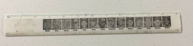 lot 1072 image: ORIGINAL 1964 Kansas City Athletics School Ruler