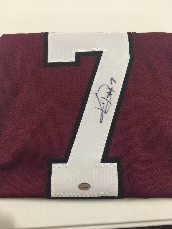 lot 1094 image: Signed Arkansas Knile Davis #7 Jersey wGTSM Authentication