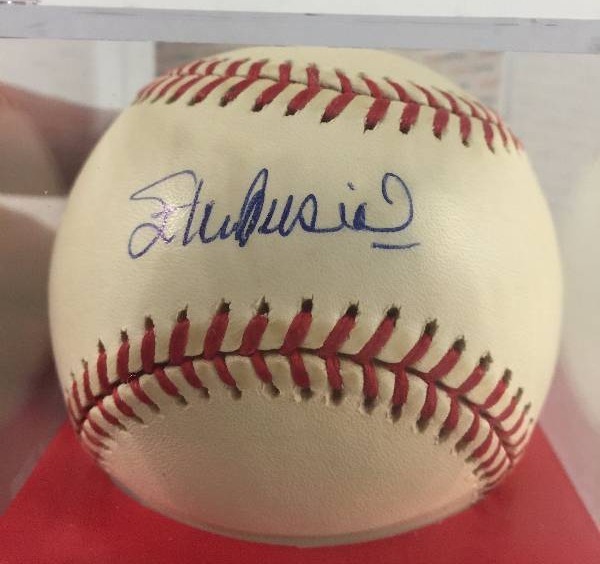 lot 1103 image: Signed Official National League Stan Musial PSADNA Authenticated