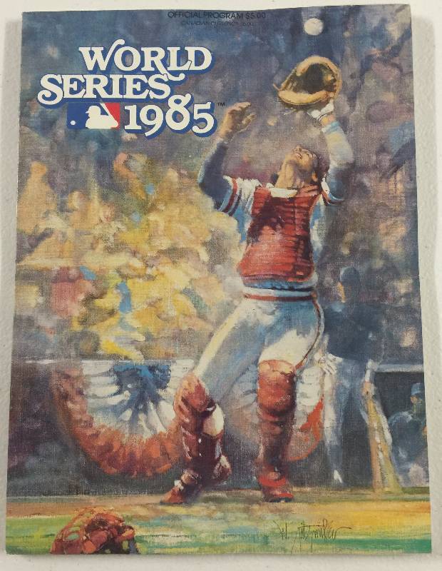 lot 1122 image: Original MINT 1985 World Series Official Program