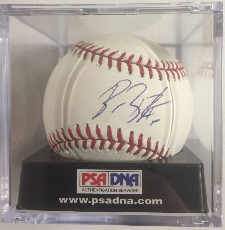 lot 1133 image: Billy Butler Signed Official Major League Baseball PSADNA Authentication
