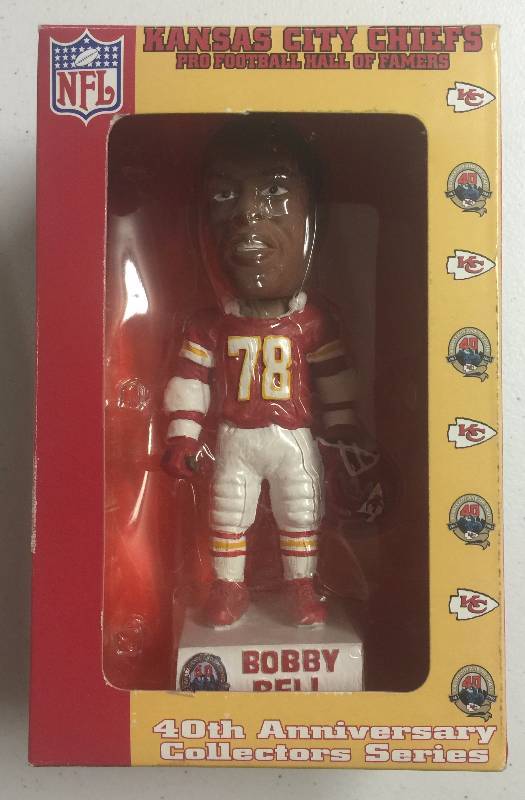 lot 1139 image: Limited Edition Bobby Bell Kansas City Chiefs Bobble Head 40th Anniversary Edition