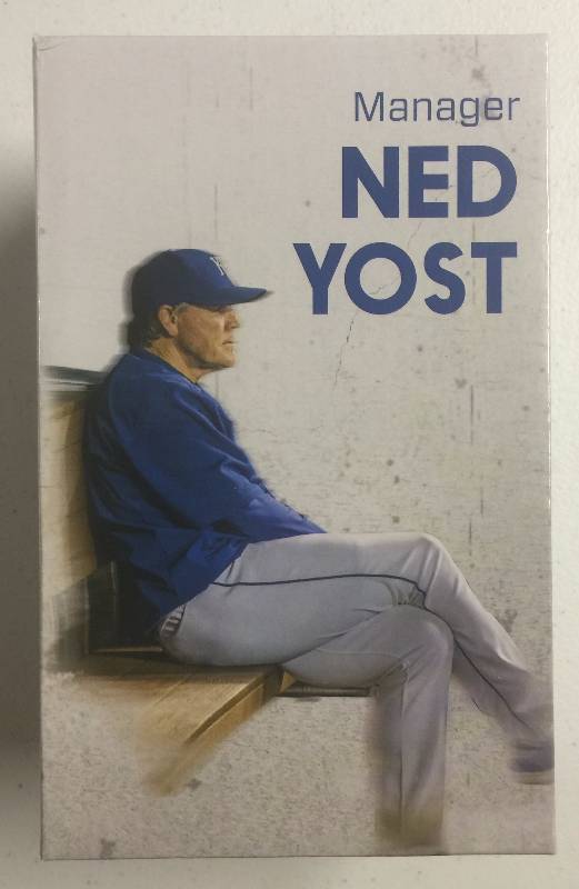 lot 1141 image: 2015 World Series Postseason Ned Yost Bobble Head Stadium Giveaway New In Box