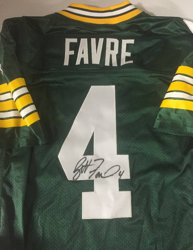 lot 1152 image: Green Bay Packers Brett Favre Signed Pro Line Starter Jersey
