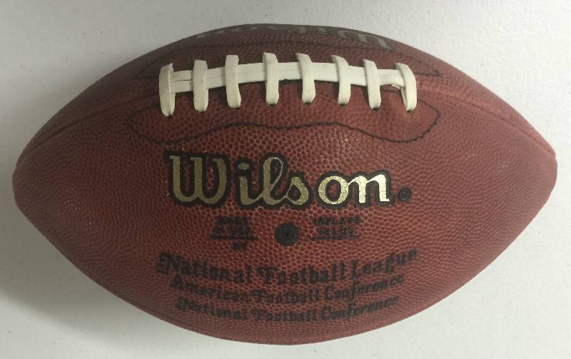 lot 1164 image: Signed Emmitt Smith Full Sized Wilson NFL Football Dallas Cowboys