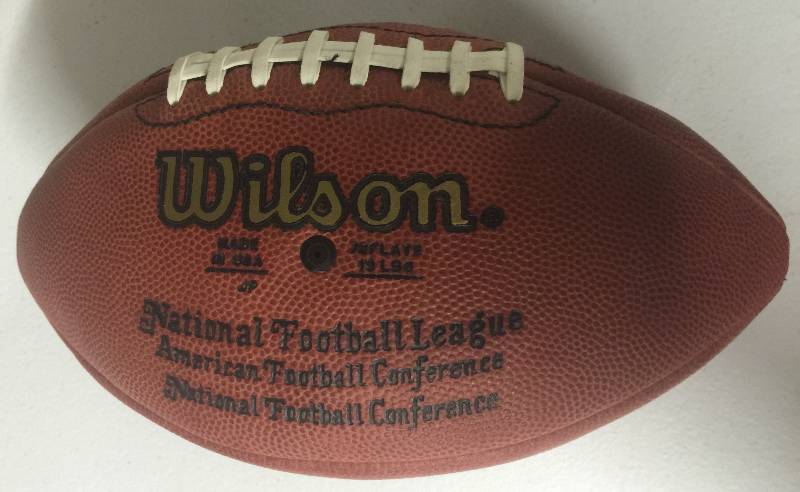 lot 1165 image: Full Sized Wilson NFL Football Signed by Joe Montana