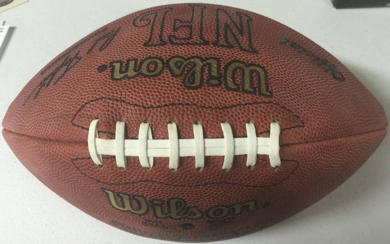 lot 1167 image: John Elway Signed Full Sized Wilson Official NFL Football
