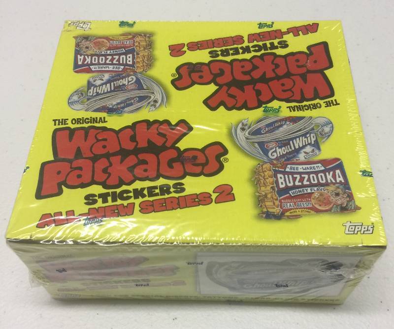 lot 1173 image: 2005 Topps Wacky Packages New Series 2 Wax Box  24 Packs per Box