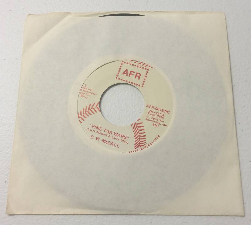 lot 1184 image: Pine Tar Wars (side 1) & Little Boys Hero (side 2) Brand New Record Never Been Played