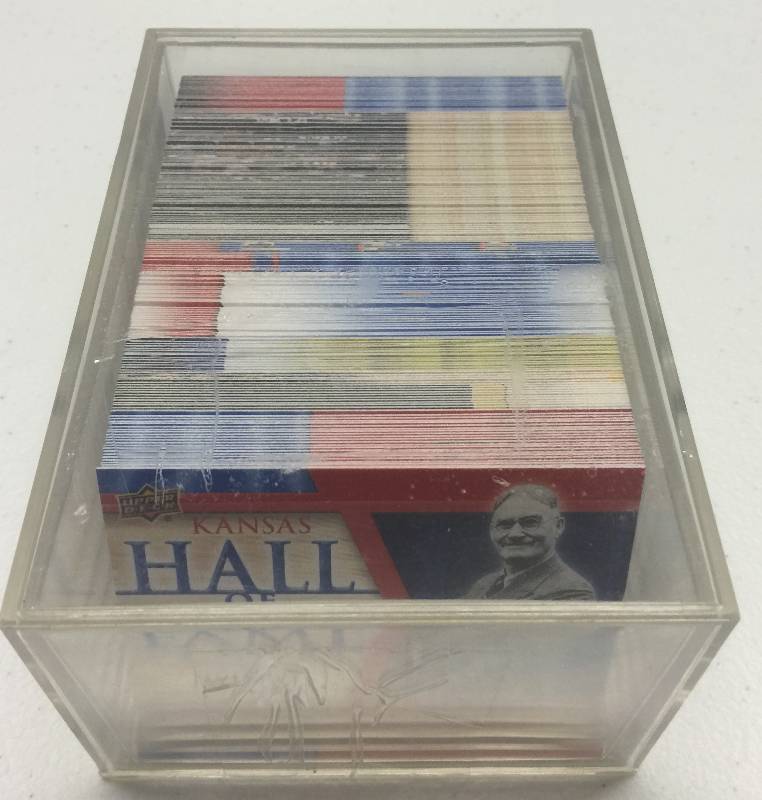 lot 1182 image: Complete 2013 Upper Deck Kansas Jayhawks 100 Card base set and 99 Card Insert Sets