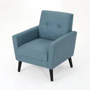 lot 34272 image: Sienna Mid Century Fabric Club Chair by Christopher Knight Home- Retail$209.49