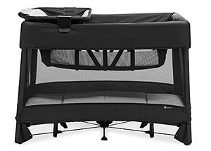 lot 34292 image: 4moms Breeze Plus Portable Playard with Removable Bassinet and Baby Changing Station, Easy One-Handed Setup, from The Makers of The mamaRoo