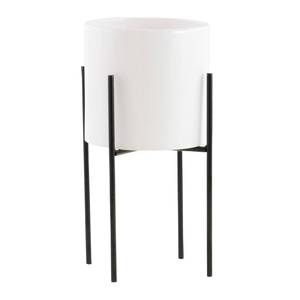 lot 34311 image: Aspire Home Accents Lonnie Mid Century Ceramic Planter