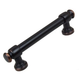 lot 34315 image: GlideRite 3.75-inch CC Oil Rubbed Bronze Modern Solid Steel European Cabinet Bar Pulls (Pack of 10 or 25)- Retail$97.99