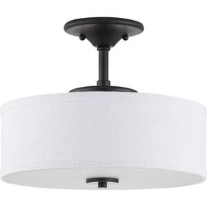 lot 34323 image: Inspire LED Collection One-Light LED Semi-Flush - NA- Retail$97.00