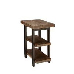 lot 34257 image: Carbon Loft Lawrence 2-shelf Rustic End Table- Retail$198.54 brown