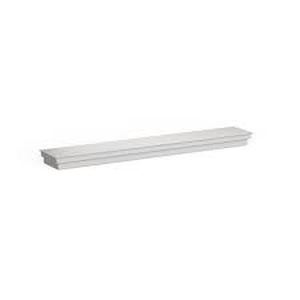 lot 34277 image: Strick & Bolton Fritz White Fireplace Mantel Shelf - Retail$142.99 white