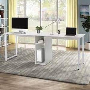 lot 34347 image: tiramisubest home office 2 person desk white