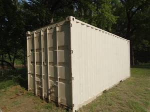 lot 38044 image: 20ft metal shipping container