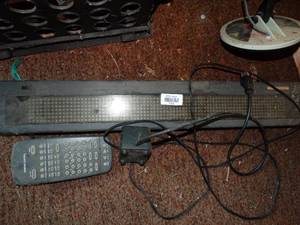 lot 38146 image: Beta-Brite Message Board with Remote