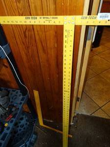 lot 38173 image: Drywall T-Square and Rafter-Framing Square