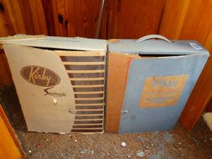 lot 38178 image: Lot of Kirby Vacuum Attachments in Vintage Kirby Boxes