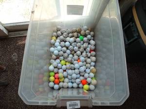 lot 38283 image: Lot of Multi-Colored Golf Balls