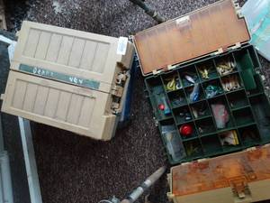 lot 38286 image: Lot of 2 Tackle Boxes with Assorted Lures