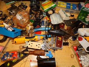 lot 38272 image: Lot of Assorted Hardware, Hand Tools, Etc