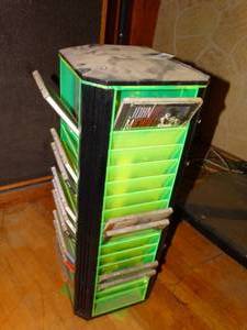lot 38191 image: Black and Green CD Holder with Assorted CDs