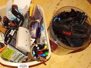 lot 38240 image: Gloves office supplies sunglasses & misc.
