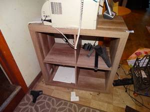 lot 38232 image: Wood standshelf