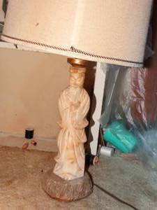 lot 38217 image: Vintage Asian design table lamp