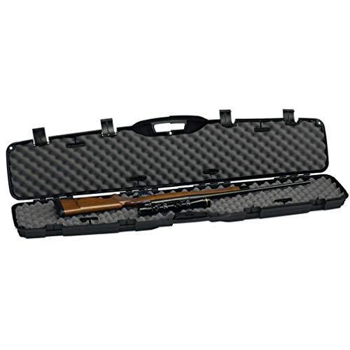 lot 12122 image: Plano Molding Pro-Max PillarLock Single Long Gun Case Lockable and Airline Approved 1531-04, Black