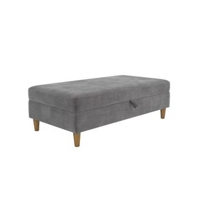 lot 19529 image: DHP Hartford Chenille Storage Ottoman- Retail$227.99