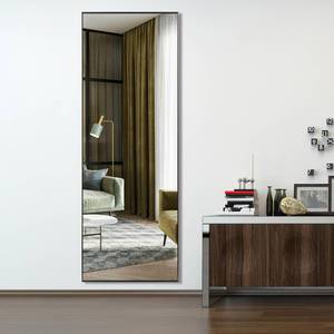 lot 19587 image: Neutypechic Modern Sleek Style Metal Frame Full-length Mirror Hanging or Leaning- Retail$142.49