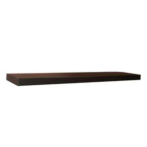 lot 19649 image: InPlace 48-inch Espresso Wall Mounted Floating Shelf